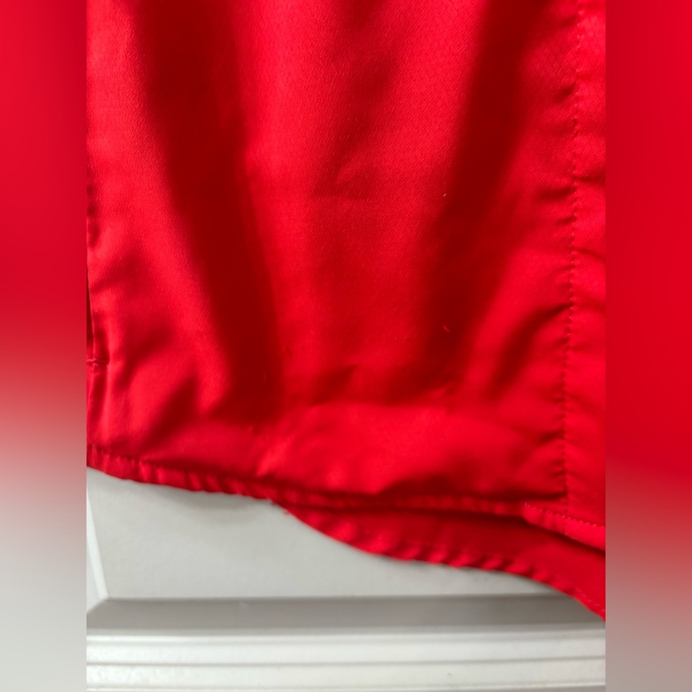 Magellan Outdoors Women's Red Button-Down Shirt - Picture 5 of 5